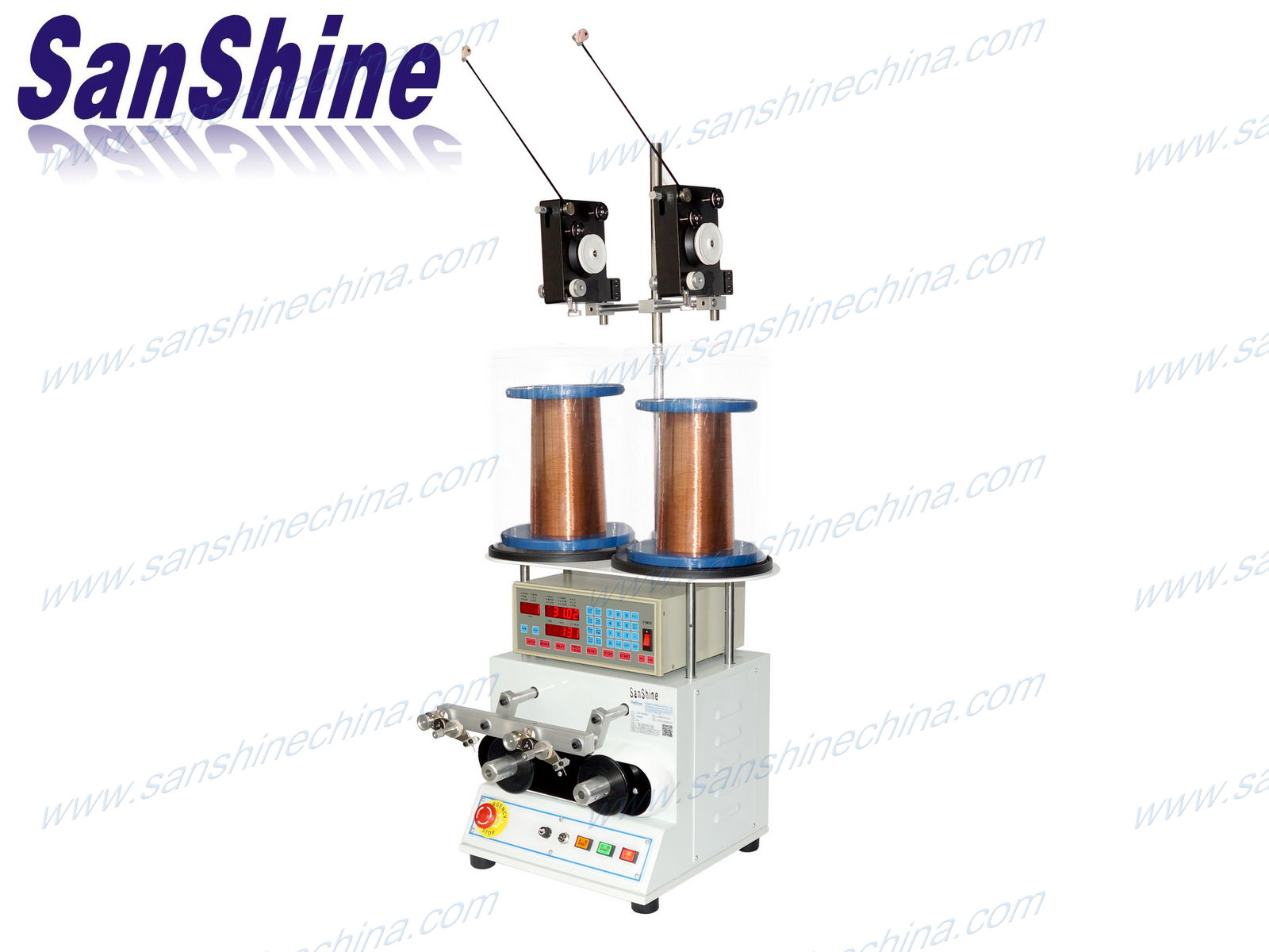 Obverse two spindle automatic coil winding machine (SS862)