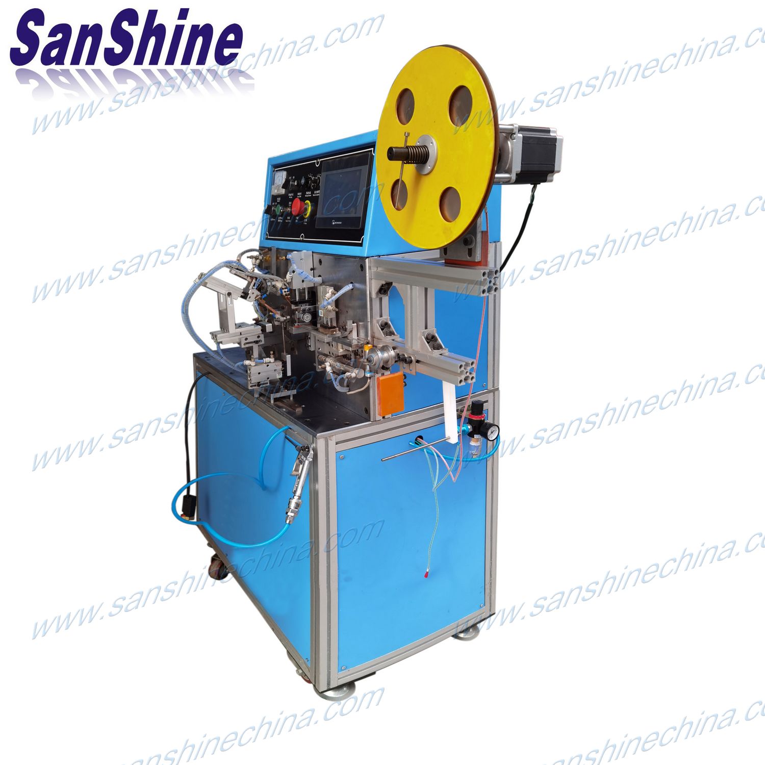 Amorphous ribbon toroidal core automatic welding winding machine (SS