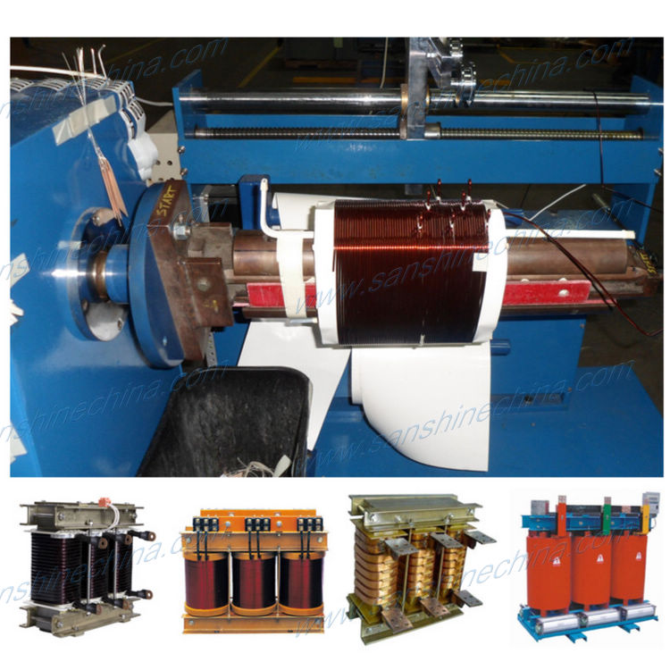 Automatic high torsion electric power transformer coil winding machine (SS810)