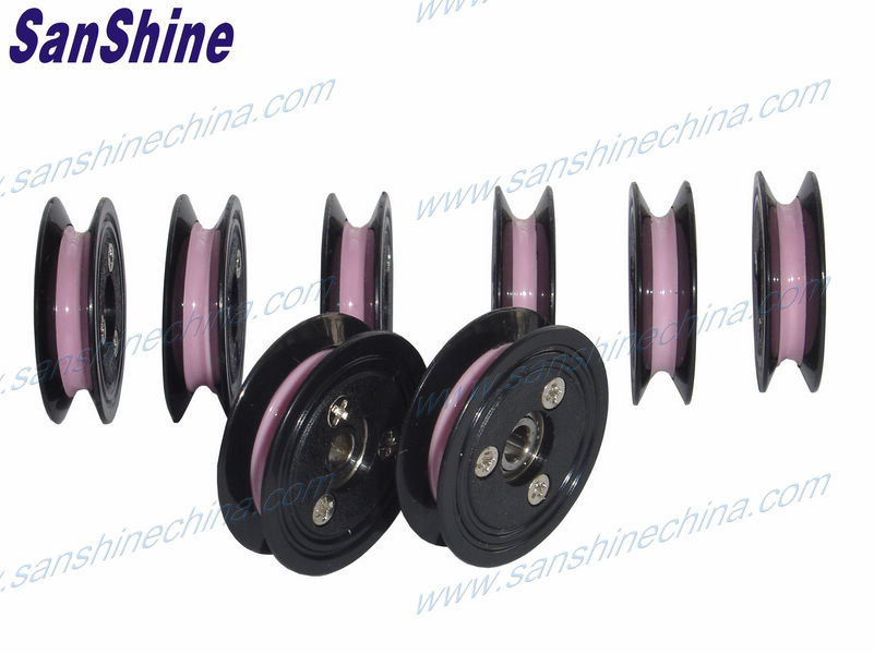 Flange wire guides pulley(Wire roller)