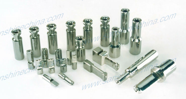 Tungsten carbide motor coil winding nozzle