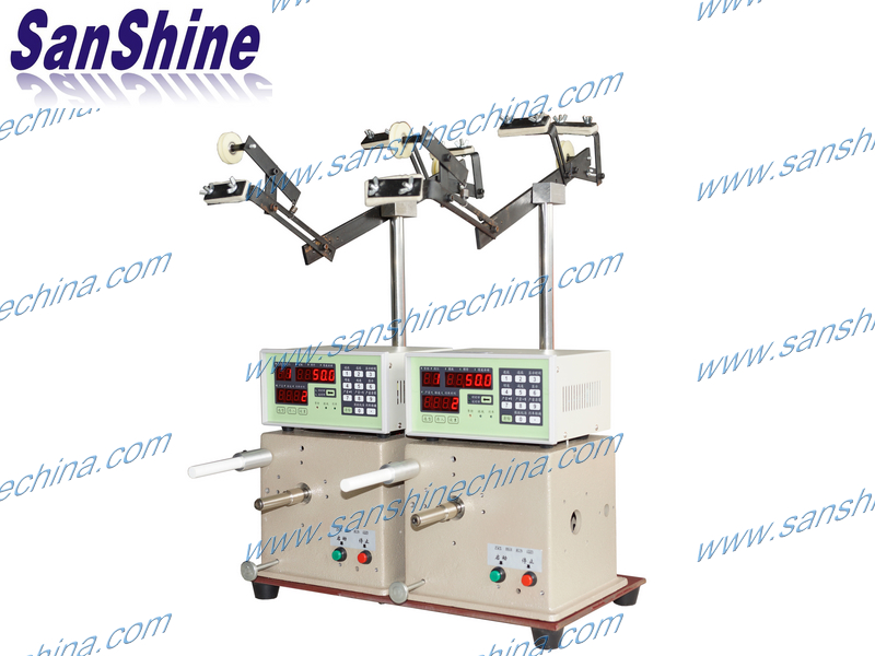 Two spindles drum core inductor winding machine (SS100C)