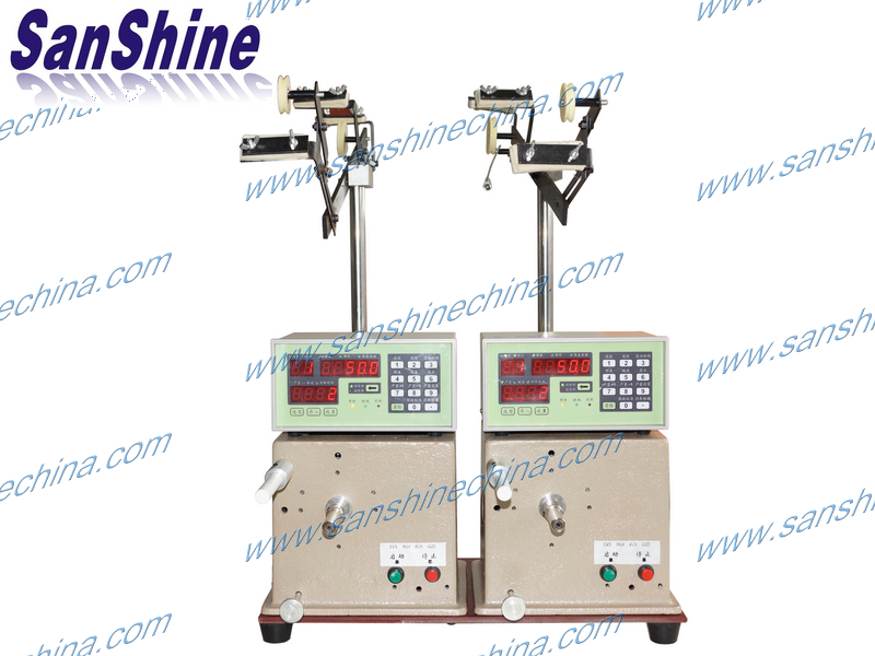Two spindles drum core inductor winding machine (SS100C)