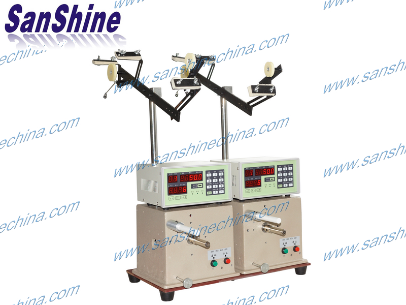 Two spindles drum core inductor winding machine (SS100C)