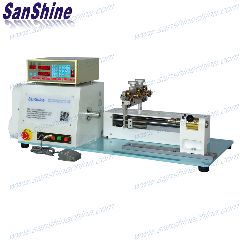 Automatic high torsion thick wire coil winding machine (SS851A)