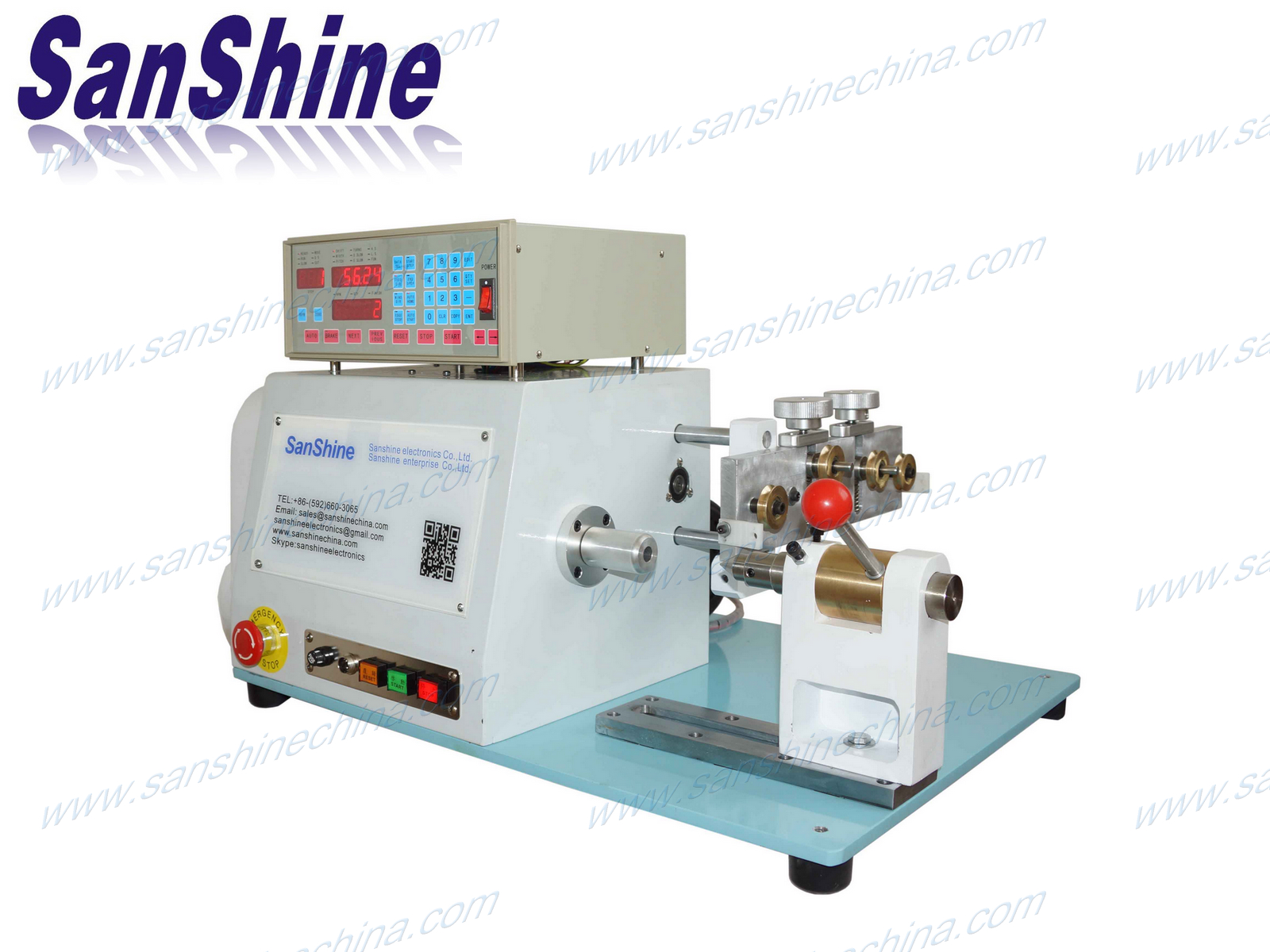 Automatic high torsion thick wire coil winding machine (SS851)