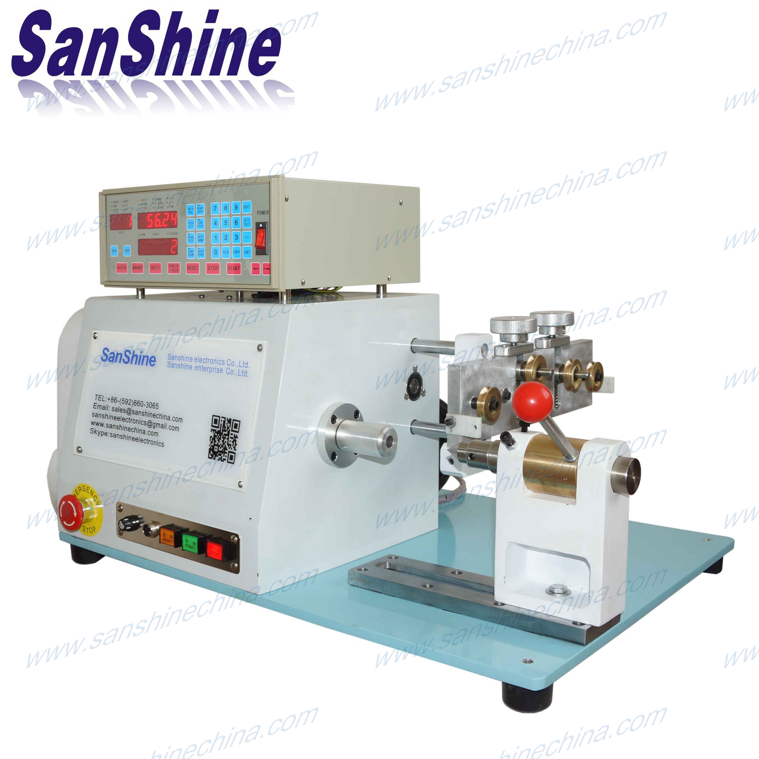 Automatic high torsion thick wire coil winding machine (SS851)