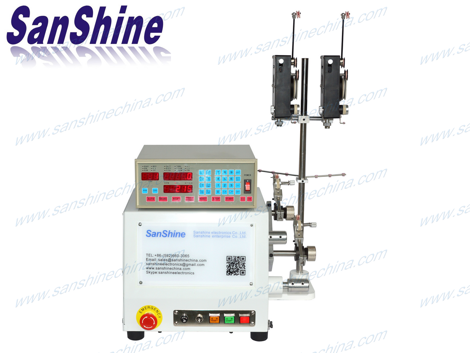 Two spindles automatic transformer coil winding machine (SS600I)