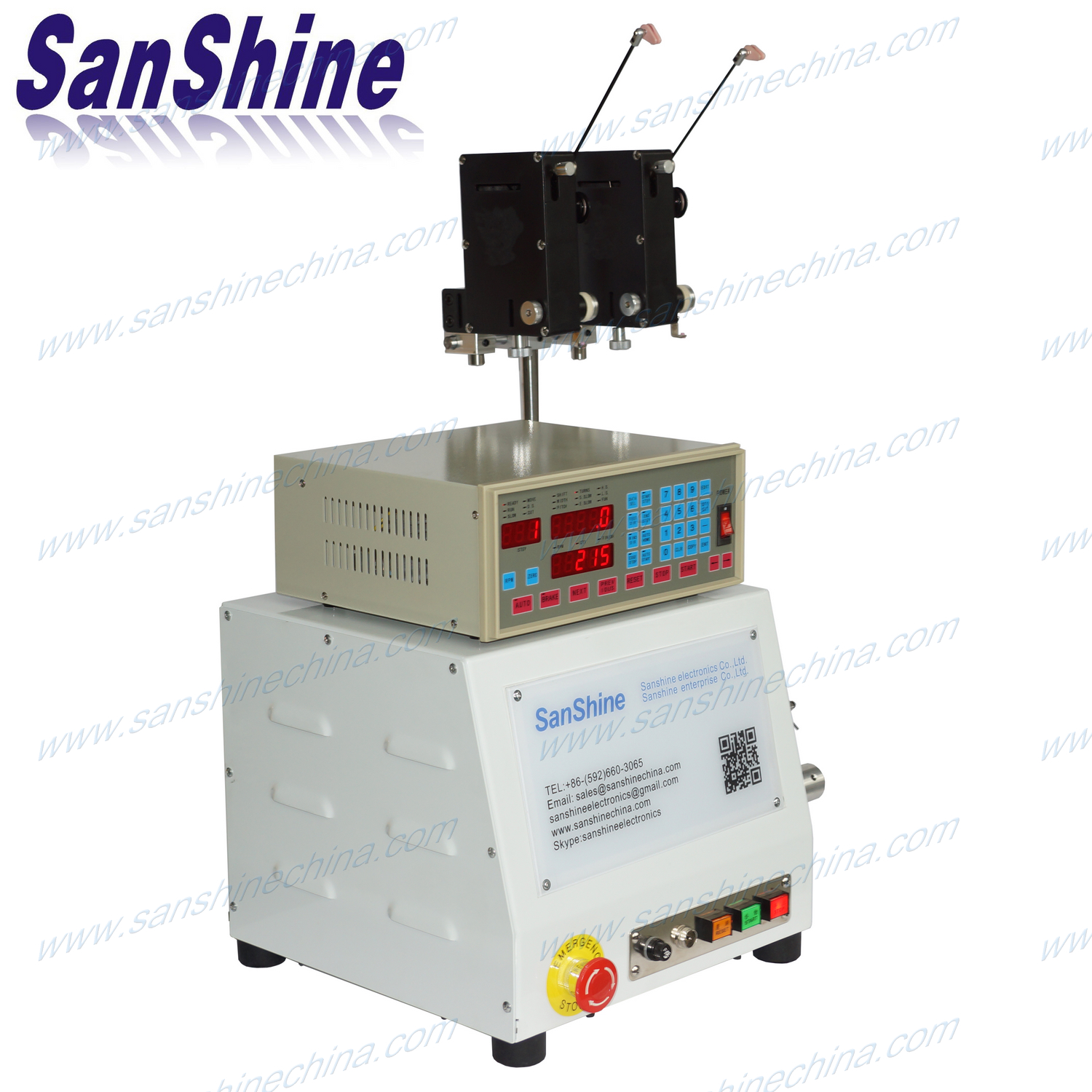 Two spindles automatic transformer coil winding machine (SS600I)