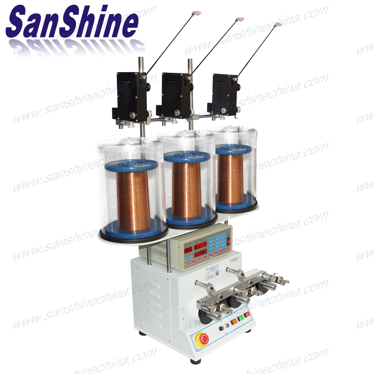 Three spindles automatic  coil winding machine (SS863)