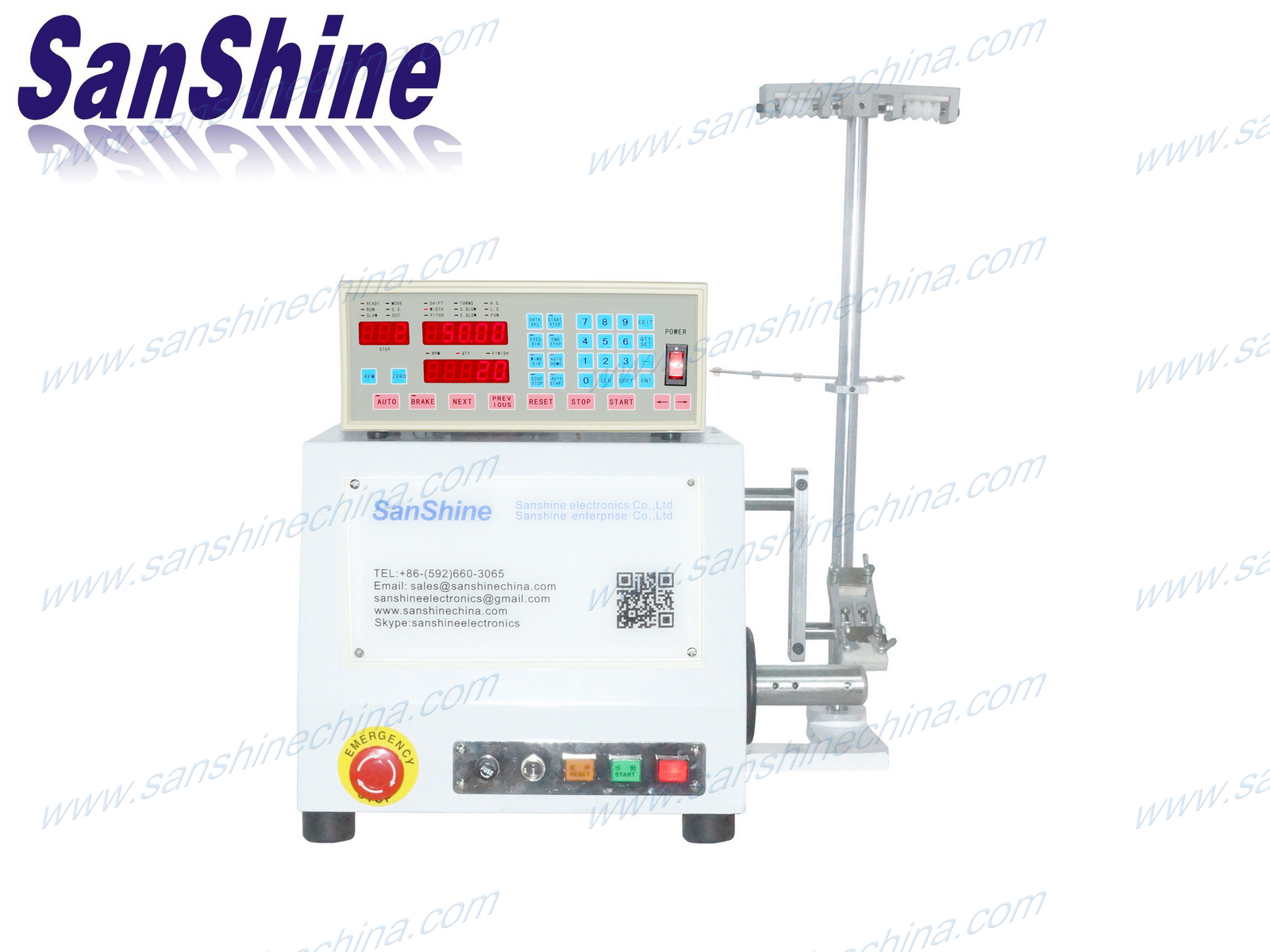 Automatic CNC guitar wire winding machine (SS600G)