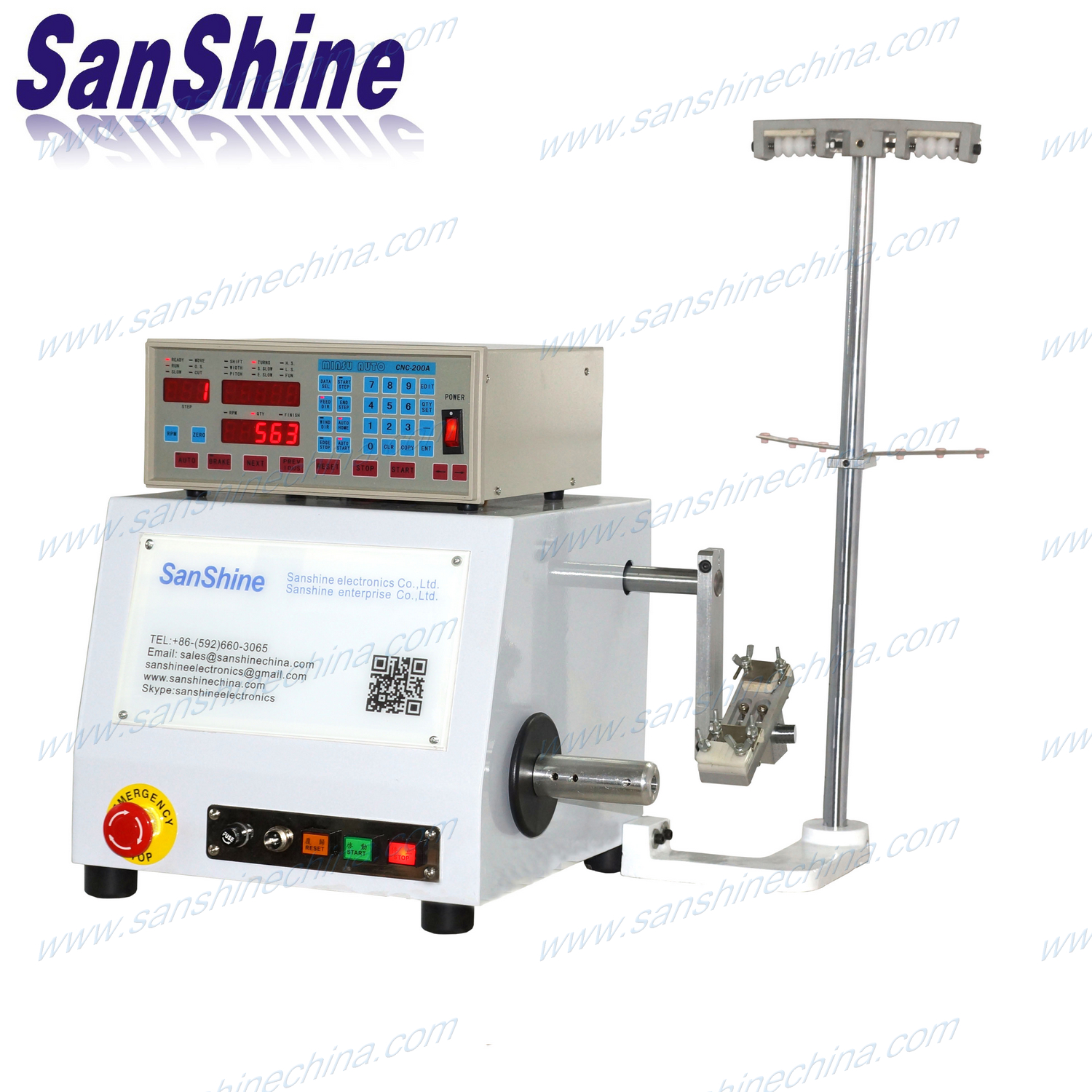 Automatic CNC guitar wire winding machine (SS600G)