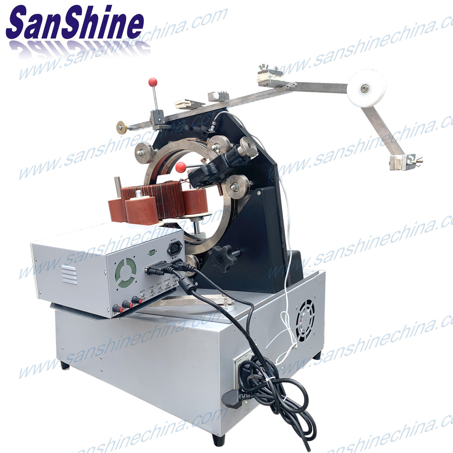 Gear type automatic big toroid coil winding machine (SS300 series)