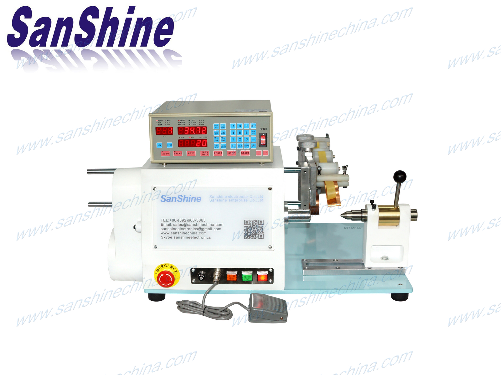 Programmable automatic copper foil coil winding machine(SS851F)