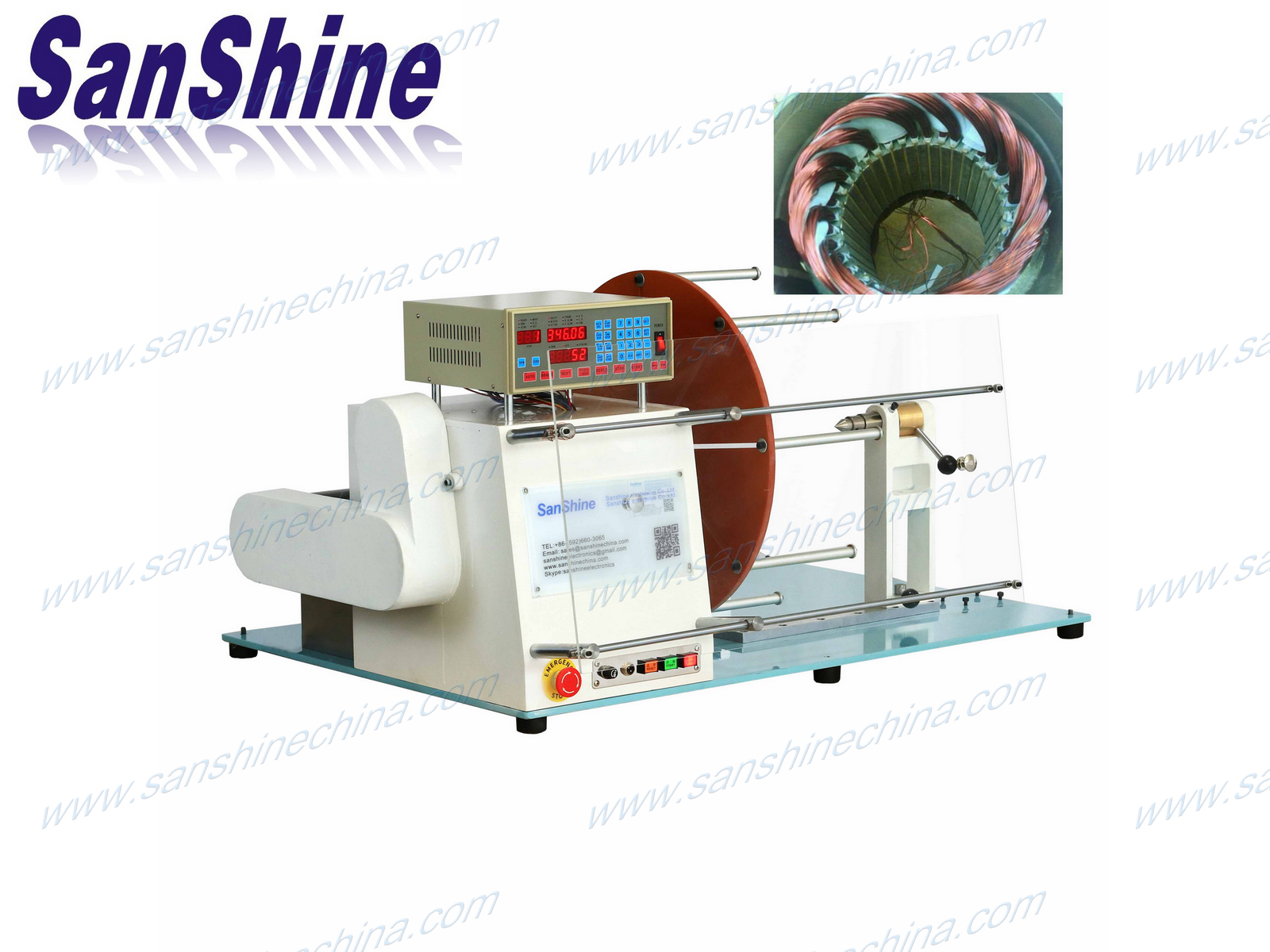 Automatic big motor stator generator coil winding machine(SS851BMS)