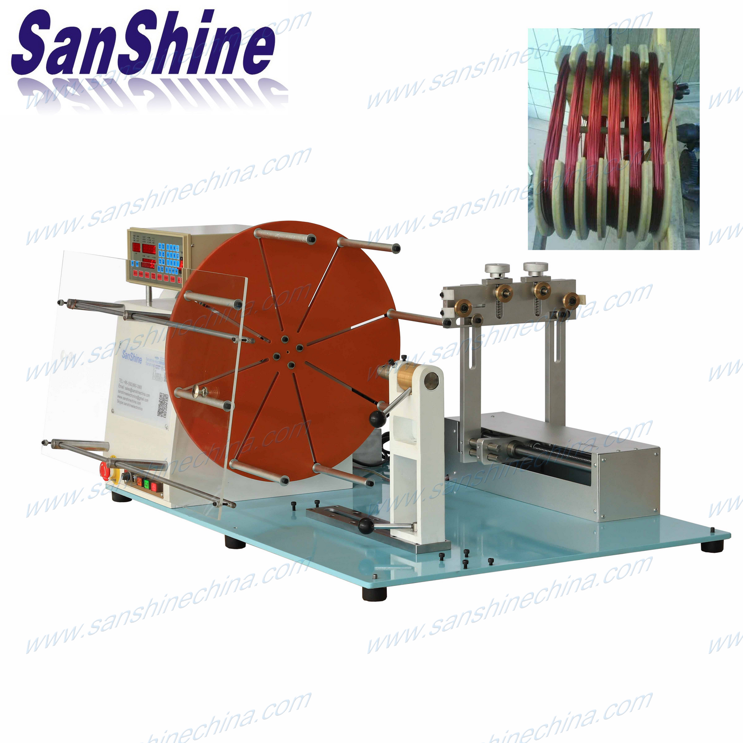 Automatic big motor stator generator coil winding machine(SS851BMS)