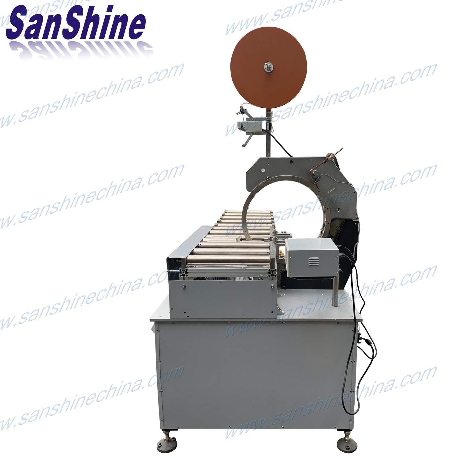 programable automatic large rectangular core coil tape bonding machine