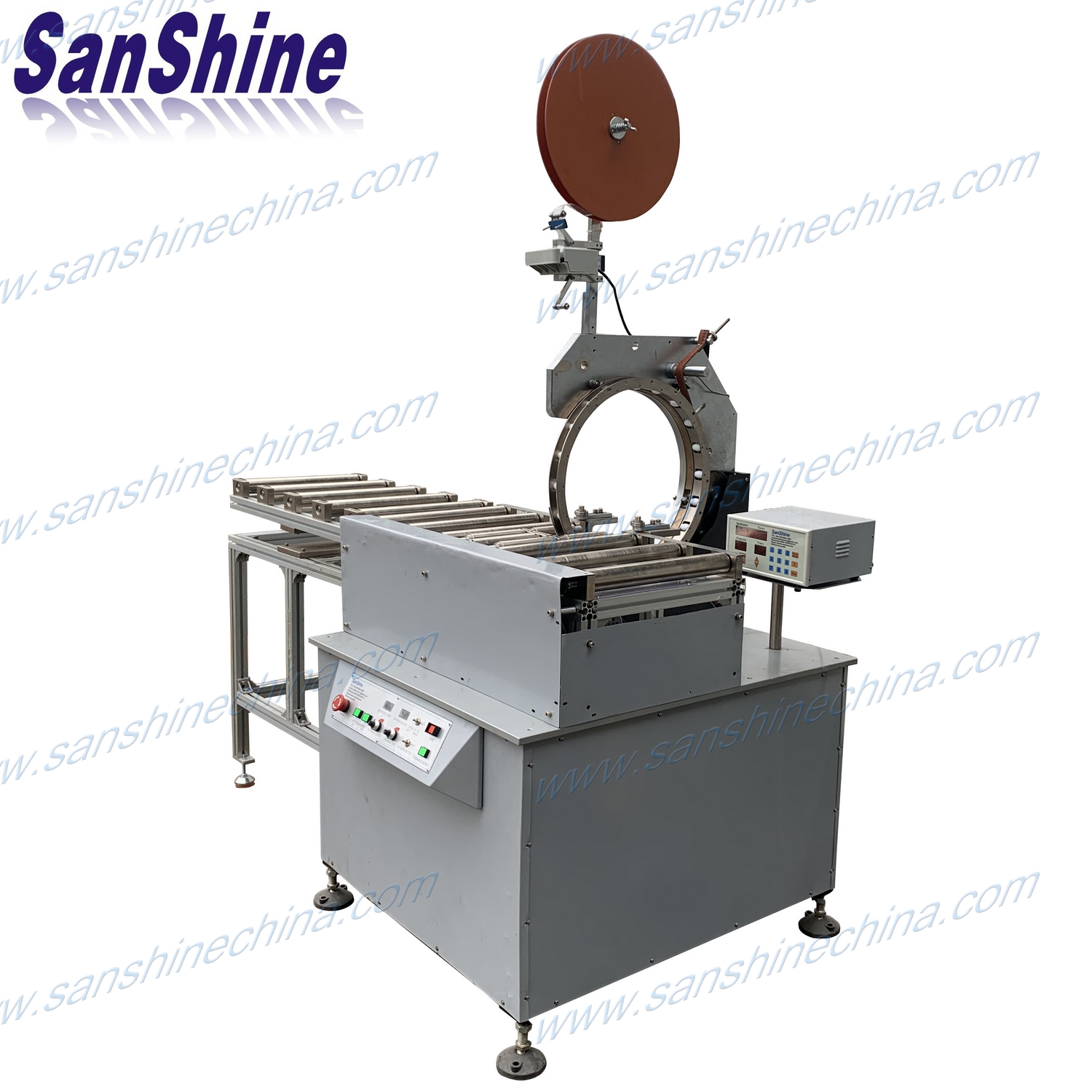 Automatic big rectangular core coil tape taping machine