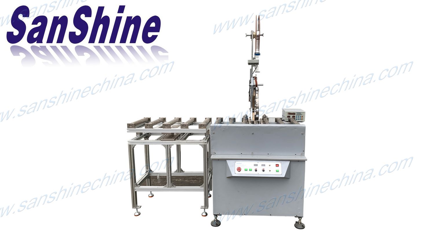 programable automatic large rectangular core coil tape wrapping machine