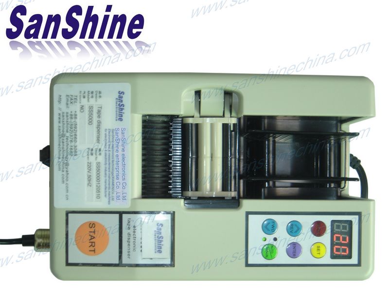 Automatic shrinking tube sleeve tape cutting dispensing machine