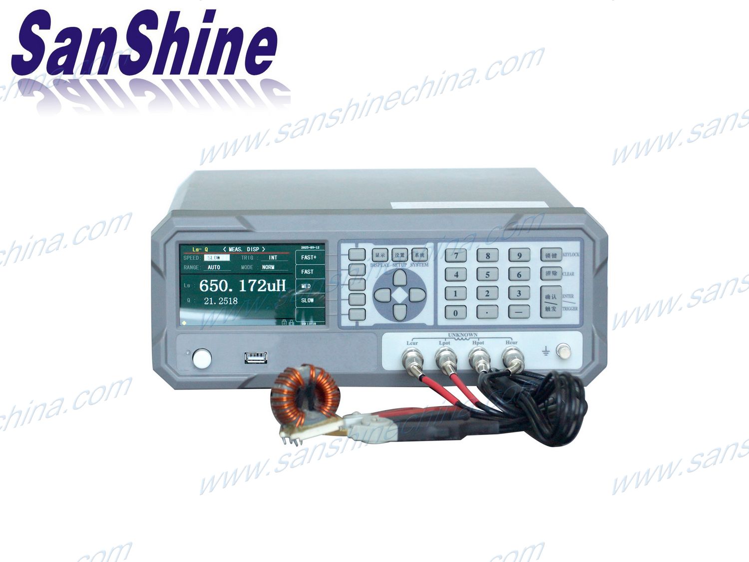 High-Accuracy LCR Measuring Instrument | SS2818A/B Precision LCZ Tester