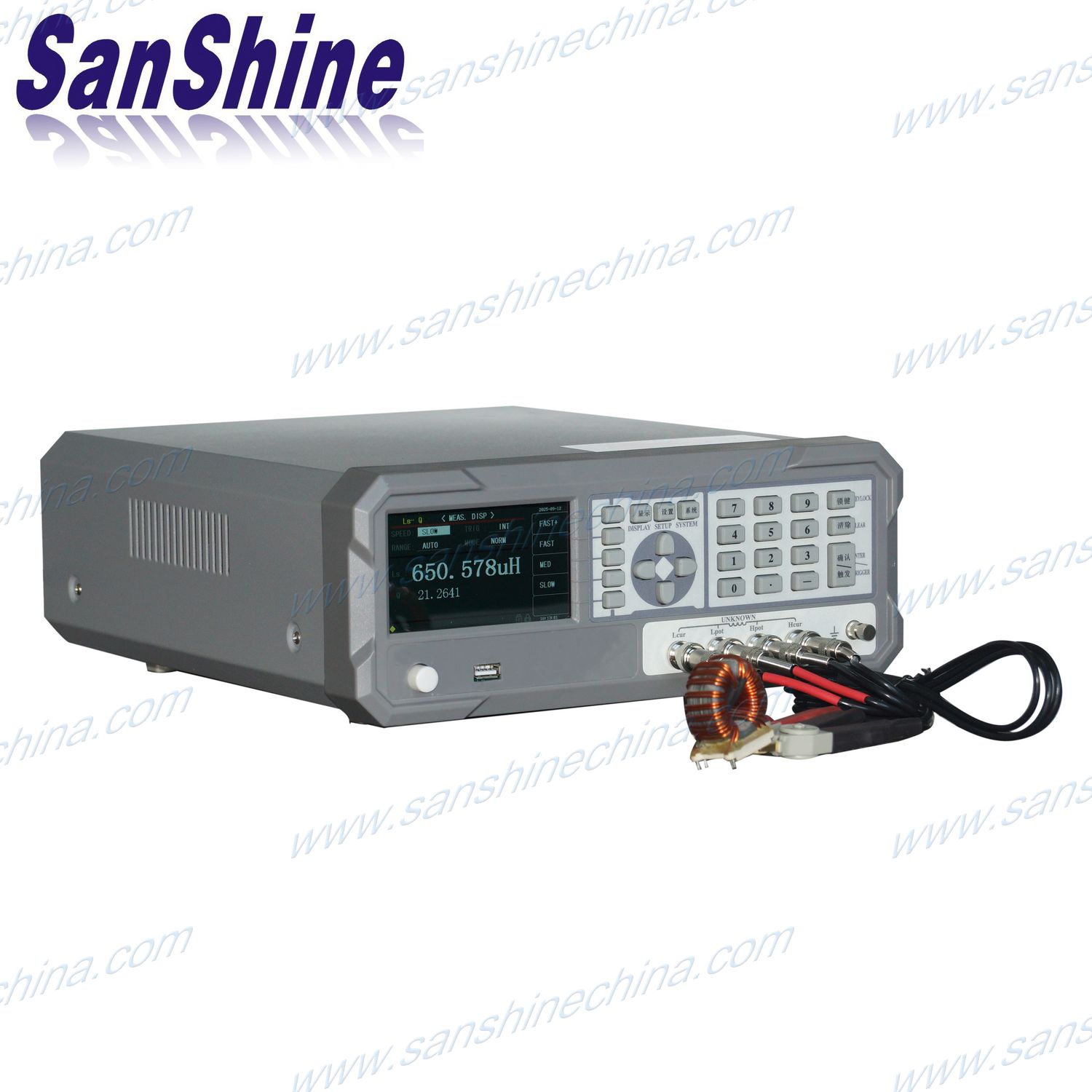 High-Accuracy LCR Measuring Instrument | SS2818A/B Precision LCZ Tester