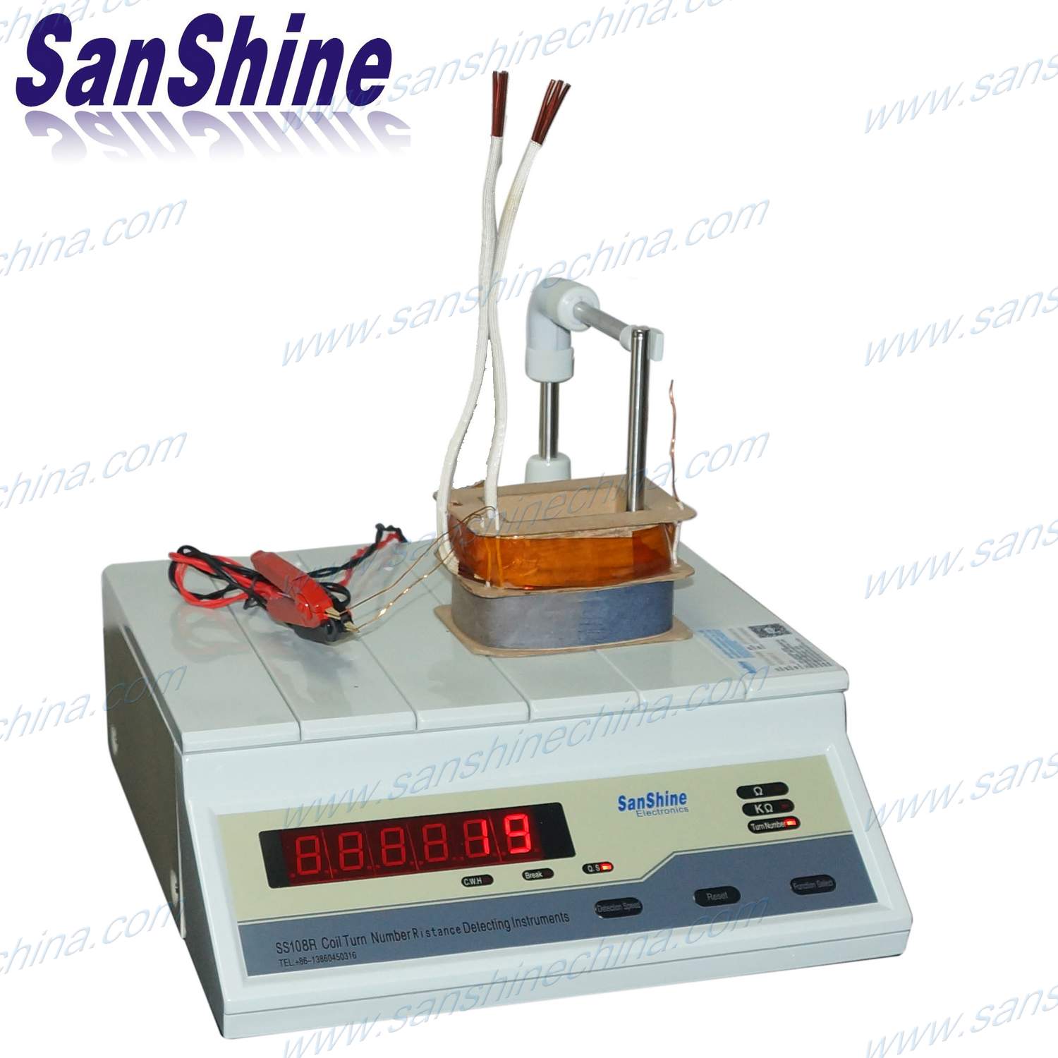 SS108R transformer coil turns and resistance tester